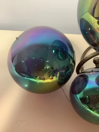 4 Pieces Glass Christmas Ornaments Glass Blown Taco Croissant Pizza Slice 4